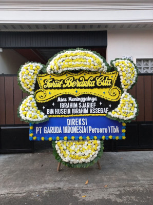 Papan Bunga Duka di Danurejo