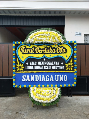 Papan Bunga Duka di Danurejo