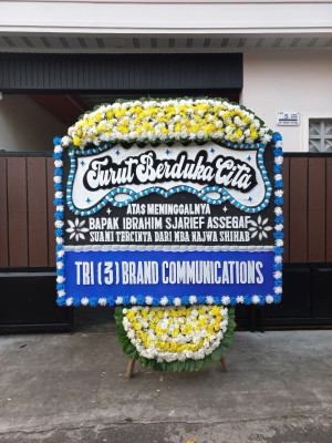 Papan Bunga Duka di Danurejo